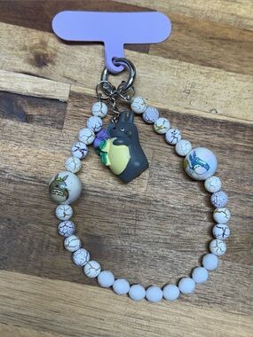 Totoro Beaded Charm Phone Strap